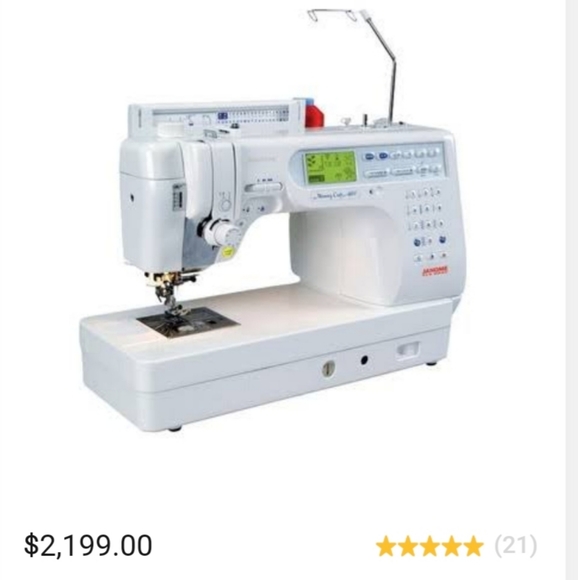 Janome Memory craft 6600 computerized sew machine - Picture 5 of 8